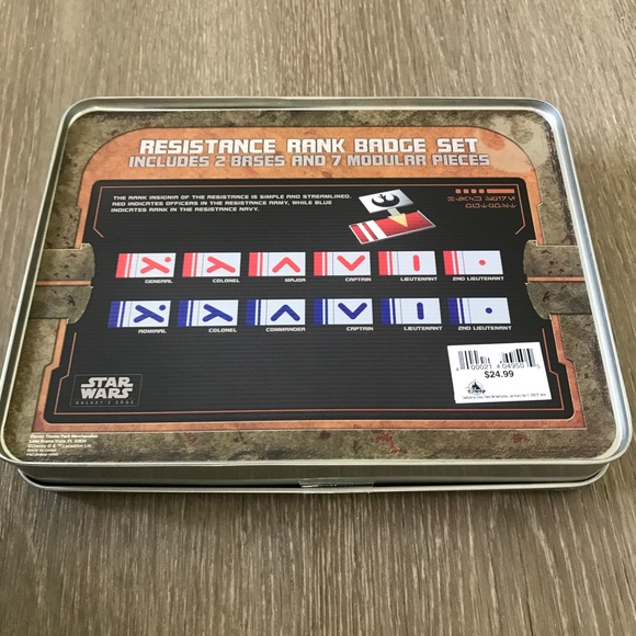 Disney Star Wars Rise of the Resistance Rank Badge Set - Picture 2 of 3